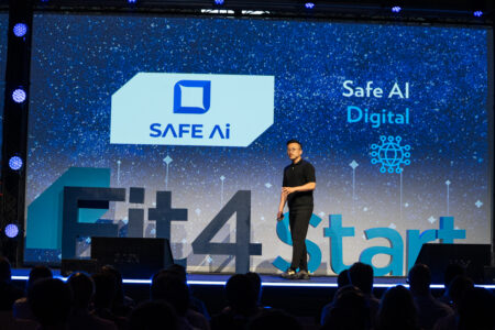 SafeAI pitch at the Fit 4 Start #14 Graduate Showcase